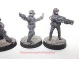 Call of Cthulhu Delta Green Cleaners Team of 5 Minis G303 Stargrave Five Parsecs 28mm Kitbash