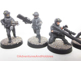 Call of Cthulhu Delta Green Cleaners Team of 5 Minis G303 Stargrave Five Parsecs 28mm Kitbash