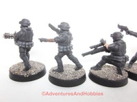 Call of Cthulhu Delta Green Cleaners Team of 5 Minis G303 Stargrave Five Parsecs 28mm Kitbash