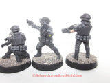 Call of Cthulhu Delta Green Cleaners Team of 5 Minis G303 Stargrave Five Parsecs 28mm Kitbash