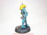 Science Fiction Miniature Robot Droid R140 Stargrave Five Parsecs Plastic Conversion Painted 28mm ©Adventures And Hobbies