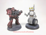 Science Fiction Miniature Robot Droid R141 Stargrave Five Parsecs Plastic Scratchbuild Painted 28mm ©Adventures And Hobbies
