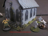 Miniature Mausoleum Tomb T618 Fantasy Horror Cthulhu Wargame Scenery 25-28mm D&D