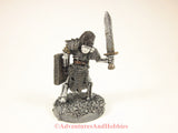 Fantasy Miniature Undead Skeleton Warrior 28mm 106 D&D Painted Metal