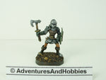 Fantasy Miniature D&D Knight Warrior Battleaxe 116 Painted
