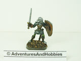 Fantasy Miniature D&D Knight Warrior Longsword 120 Painted