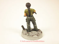 Miniature Post Apocalypse Survivor Female Soldier 131 Zombie Plague Painted