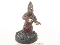 Miniature Evil Cultist With SMG 132 Pulp Call of Cthulhu Painted 25mm