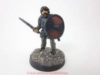 Miniature Warrior with Sword 315 Painted Fantasy Figure 28mm D&D