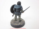 Miniature Warrior with Sword 315 Painted Fantasy Figure 28mm D&D