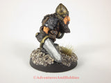 Fantasy Miniature Dwarf Sword and Shield 316 Painted Figure 28mm D&D