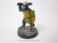 Miniature Knight with Mace 319 Painted Fantasy Figure 28mm D&D