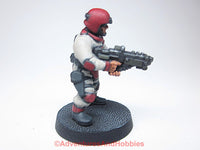 Science Fiction Miniature Warrior Mercenary 327 Stargrave Five Parsecs Painted 28mm