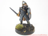 Miniature Warrior with Sword 328 Painted Fantasy Figure 28mm D&D