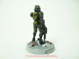 Miniature Post Apocalypse Survivor Soldier 404 Science Fiction Zombies Painted