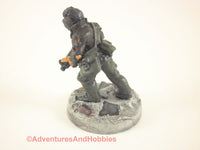 Miniature Post Apocalypse Survivor Soldier 409 Zombies Painted