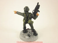 Miniature Post Apocalypse Soldier Sci Fi Trooper 414 Zombies Painted