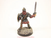 Fantasy Miniature Knight Warrior With Longsword Shield 423 Painted D&D 25mm