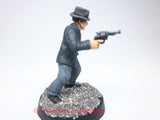Call of Cthulhu Investigator Detective with Revolver 438 Pulp Painted Plastic 25-28mm