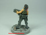 Miniature Post Apocalypse Survivor Soldier 449 Zombies Painted