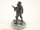 Miniature Post Apocalypse Soldier Sci Fi Trooper 450 Zombies Painted