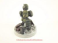 Miniature Post Apocalypse Soldier Sci Fi Trooper 456 Zombies Painted