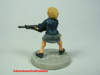 Miniature Zombie Hunter Office Worker 471 Post Apocalypse Painted