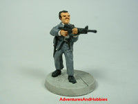Miniature Zombie Hunter Office Worker 472 Post Apocalypse Painted