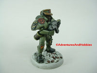 Miniature Science Fiction Space Trooper Marine 486 Warzone Painted