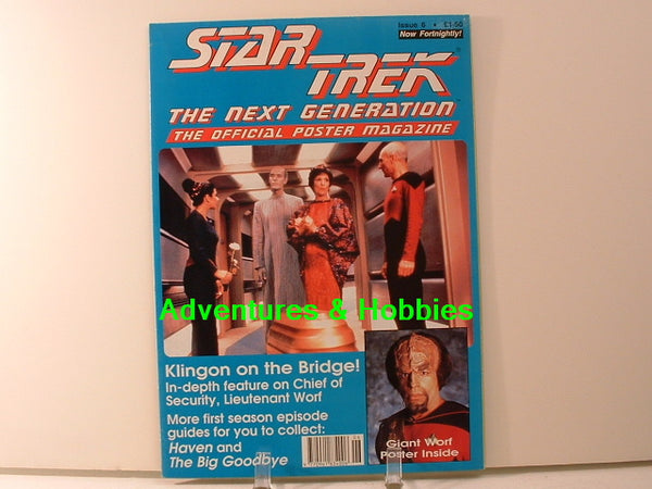 Star Trek TNG Official Poster Magazine #6 Lt Worf BD