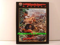 AD&D Jakandor Land of Legend Sourcebook TSR D&D New OOP