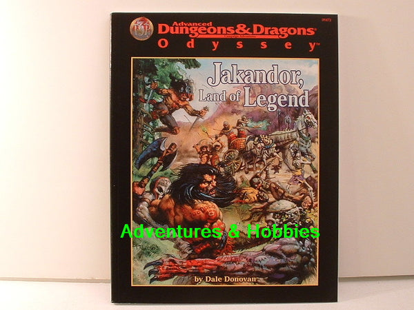 AD&D Jakandor Land of Legend Sourcebook TSR D&D New OOP