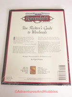 AD&D Ravenloft Van Richten's Guide Werebeasts Sealed Shrink TSR 9416 1993 DTk-D