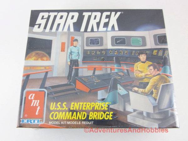 Star Trek USS Enterprise Command Bridge Model Kit Sealed AMT Ertl 6007 CN