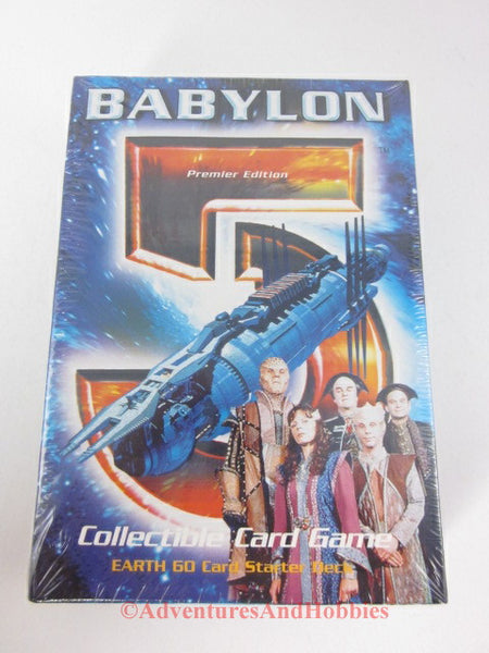 Babylon 5 Earth Starter Deck Collectible Card Game Premier Edition SEALED B5 DQ
