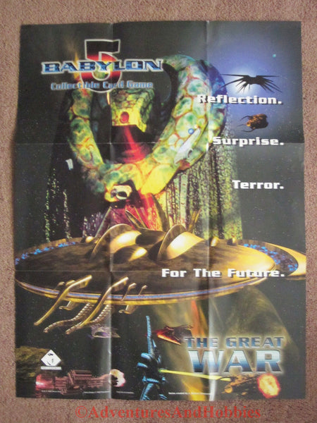 Babylon 5 CCG Great War Promo Poster 31.25 x 23.75 Precedence 1998 B5