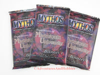 Mythos CCG Expeditions of Miskatonic University Boosters Lot of 3 Call of Cthulhu Card Game Chaosium