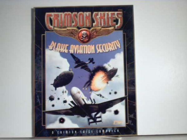 Crimson Skies Blake Aviation Security Campaign Book OOP BC FASA