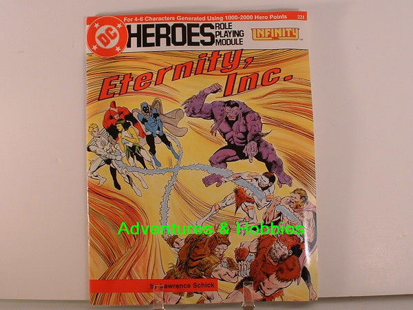 DC Heroes Eternity Inc Super Hero RPG 1986 New OOP K7 Mayfair Games