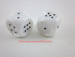 Braille Vision Impaired D6 Dice One Pair Six Sided 1 to 6 Raised Pips 20mm Set of 2