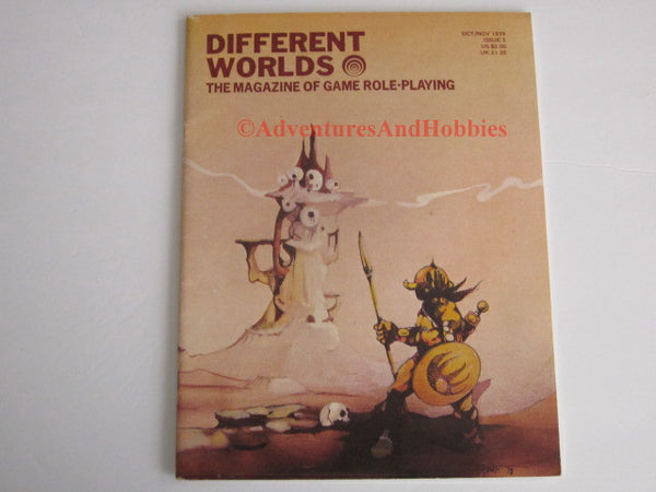 Different Worlds Magazine #5 1979 Chaosium Fantasy RuneQuest