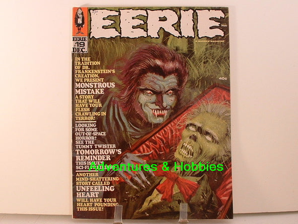Eerie #19 Warren Sci Fi Horror Stoker Monster Magazine K7
