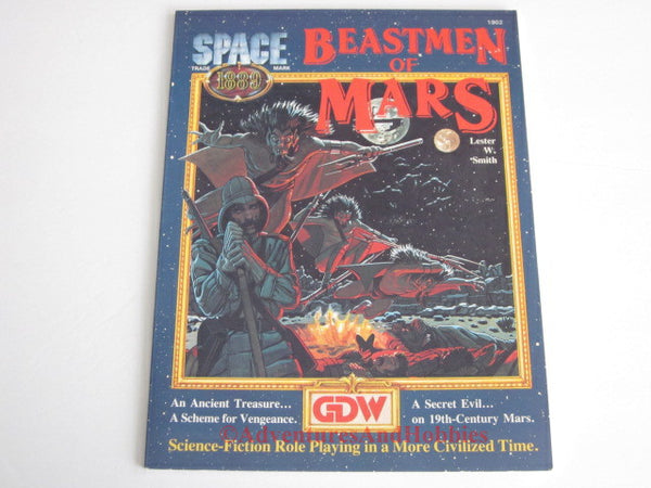 Space: 1889 Beastmen of Mars 5 Adventures Victorian Sci Fi GDW 1902 1989 CU-S