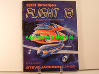 GURPS Flight 13 Horror Space Halloween 1989 OOP J7 Steve Jackson Games
