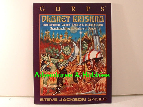 GURPS Planet Krishna Sourcebk New OOP L6 Steve Jackson Games