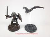 Fantasy Miniature Dungeon Flying Monster M158 Cloaker D&D Painted