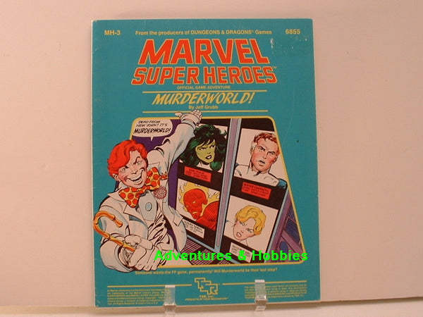 Marvel Super Heroes Murderworld Fantastic 4 TSR 1984 E8