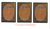 Magic the Gathering MTG Land Islands Unlimited Set of 3 Light Play CCG 228AS