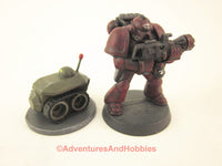 Science Fiction Miniature Robot Tracked Recon Bot R123 25-28mm 40K