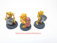 Miniature Cargo Robots Lot of 3 Bots Science Fiction 25-28mm R137 S Stargrave